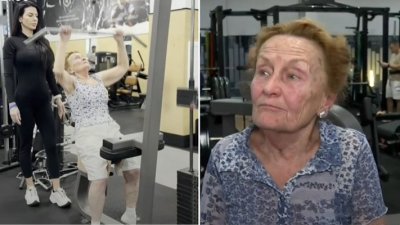 78-годишната баба Ана всеки ден е във фитнеса